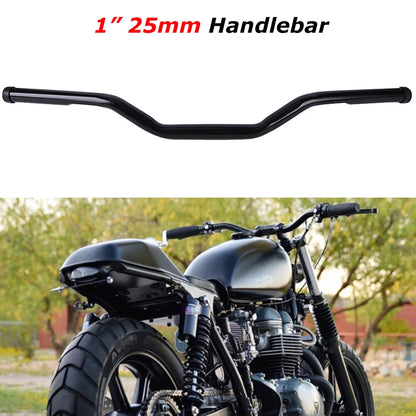 1" Motorcycle Drag Bars Handlebars For Harley Honda Suzuki Chopper Bobber Custom
