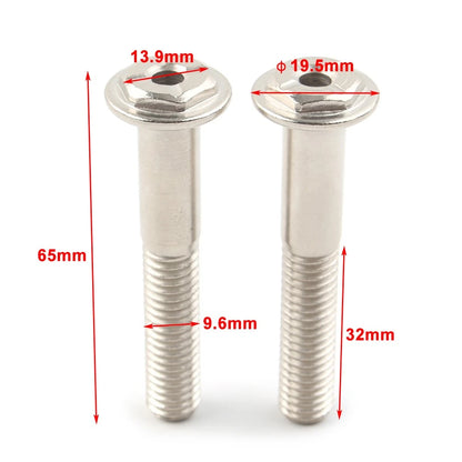 2* Air Cleaner Intake Filter Long Bolts Screw for Harley Touring Softail Dyna US