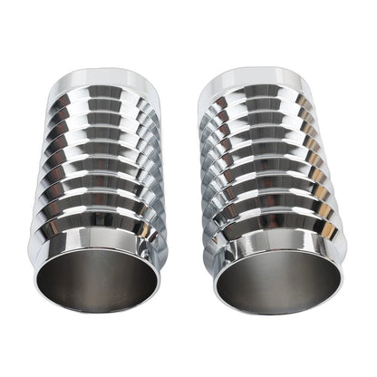 Retro Fork Boot Slider Covers Chrome Fit Harley Tour Road Street Tri Glide FLHR