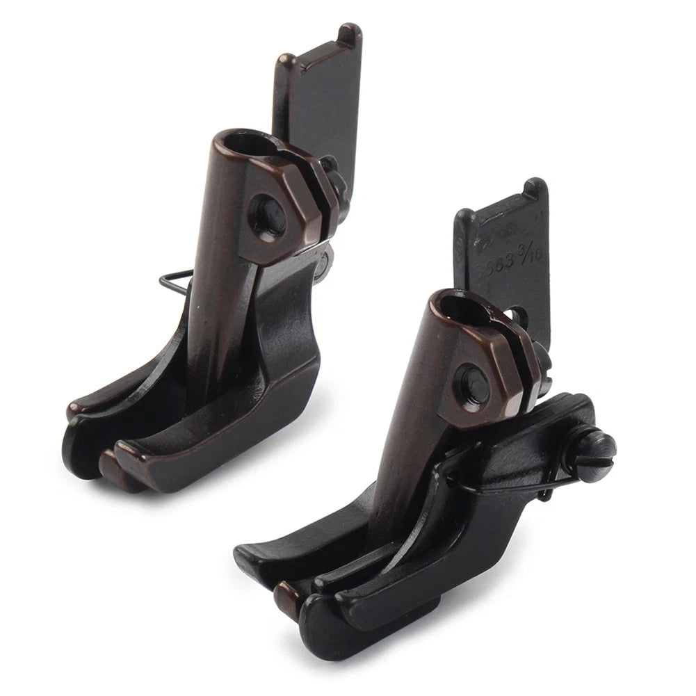 3/16" Walking Feet With Right Left Edge For JUKI DNU-241 DNU-1541 2 Sets