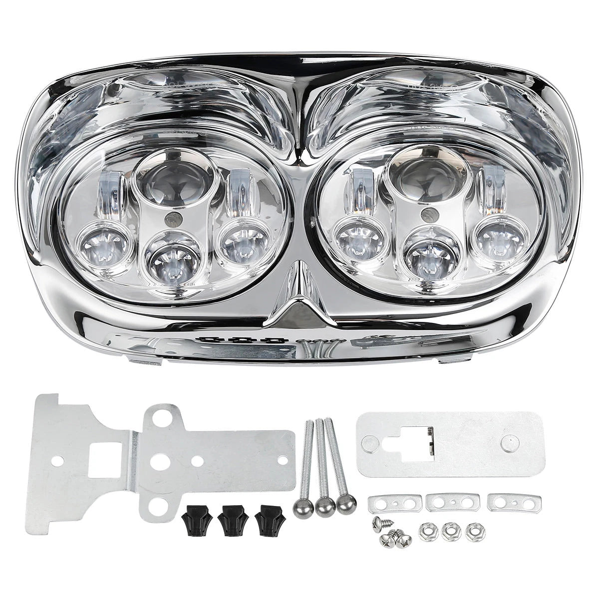 Unpainted Inner Outer Fairings & LED Headlight Fit For Road Glide FLTR 1998-2013