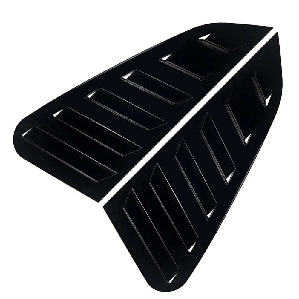 2pcs Rear Window Shutter Louvers Cover Trim For Subaru Impreza WRX STI 2011-2014