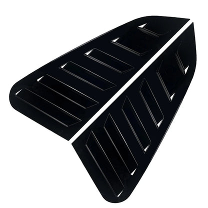 2pcs Rear Window Shutter Louvers Cover Trim For Subaru Impreza WRX STI 2011-2014