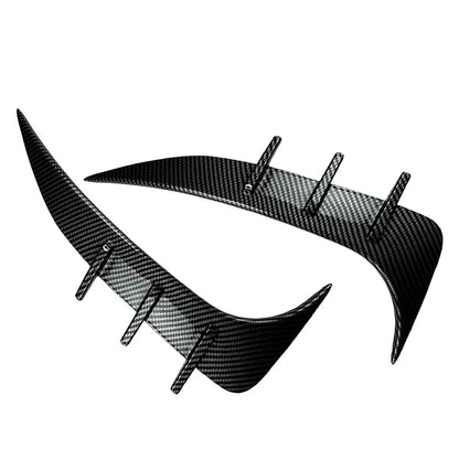 2pcs ABS Rear Bumper Spoiler Side Wing Lip For BMW 2 Series F44 M Sport 2020-23