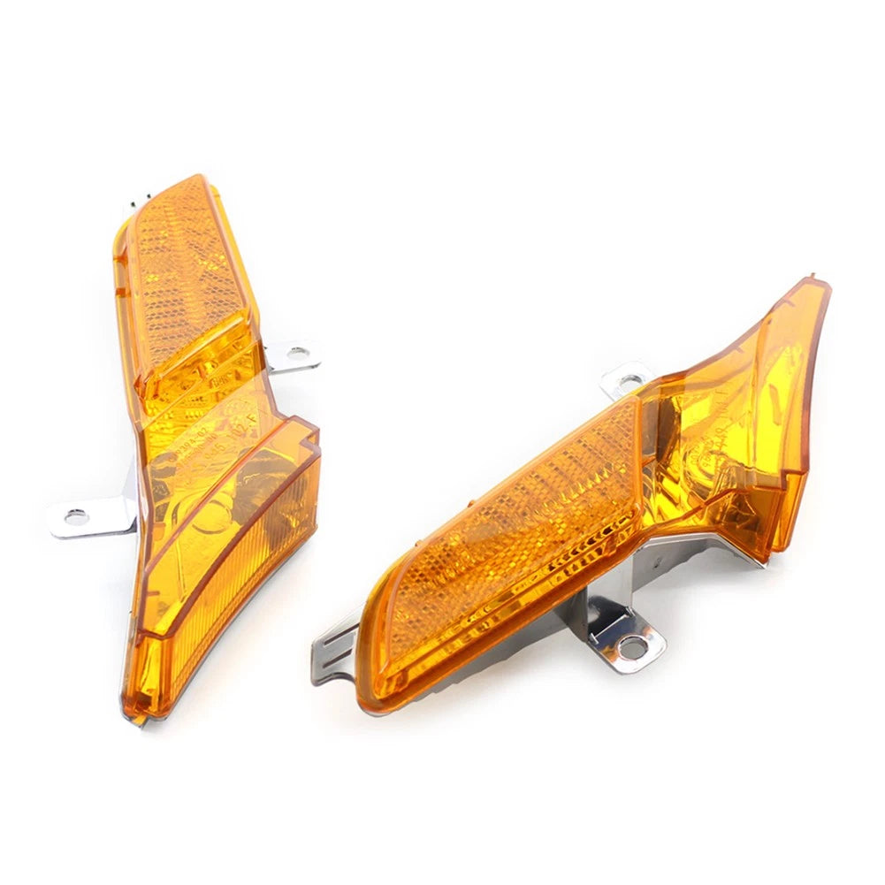 2pcs Front Side Marker Light Fit For Porsche Cayenne 2008-2010 ABS