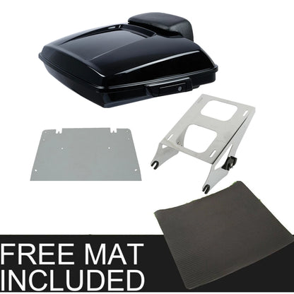 Razor Trunk Pad 2 Up Mount Rack Plate Fit For Harley Street Road Glide 2014-2025
