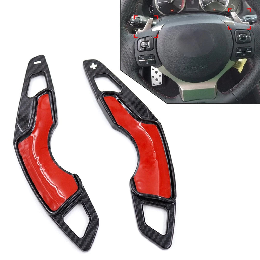 Steering Wheel Shift Paddle Extension Black Fit Lexus IS200 RC300 NX300 CT200h