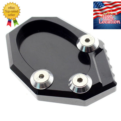 For Kawasaki KLX250 2009-2015 CNC Kickstand Sidestand Extension Footpads Foot