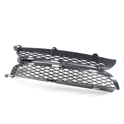 1 Pair Front Grille Upper Bumper Mesh Grill For BMW X5 E53 2003-2006