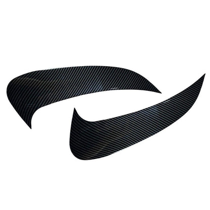 Pair Rear Bumper Splitter Spoiler Canard Air Vent For Mercedes Benz C-class W206
