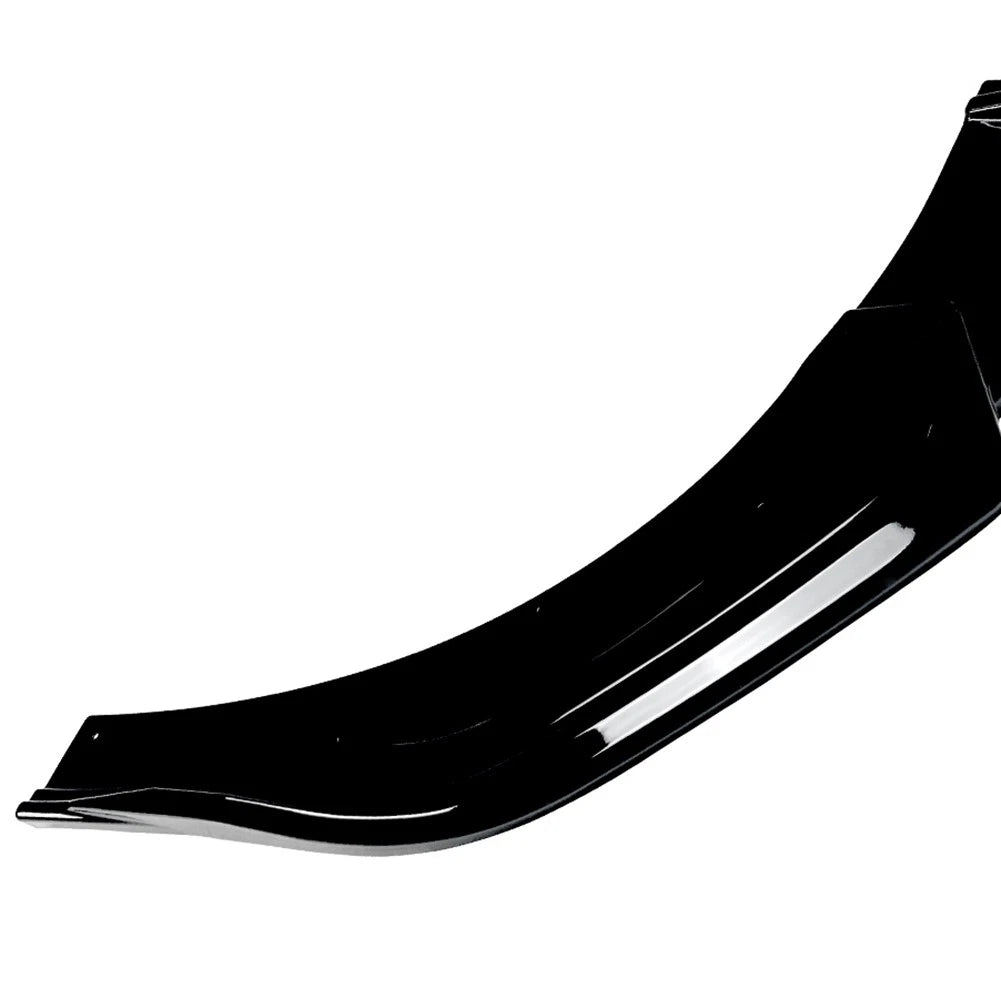 Glossy Black Front Bumper Splitter Lip Diffuser Spoiler For VW Golf MK8.5 24-25
