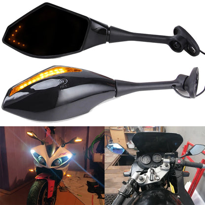 Integrated Mirrors For Honda CBR600RR 2003 2004 2005 2006 2007 2008 2009 2010 11