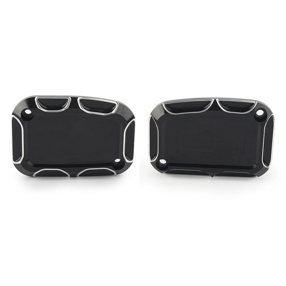 Shallow Cut Brake Master Cylinder Cover For Harley Touring Street Glide 14-16