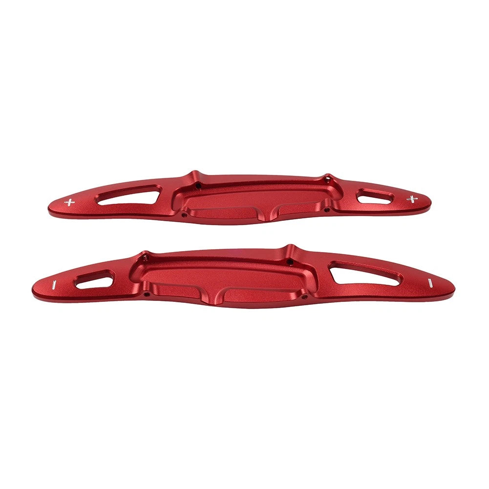Steering Wheel Shift Paddle Shifter Extension For Porsche Macan Panamera 911 Red