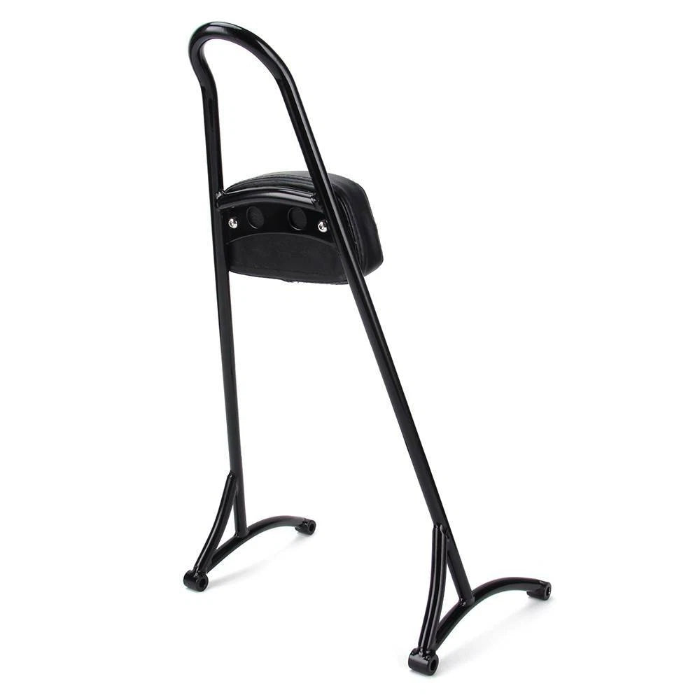 Tall Detachable Sissy Bar Backrest Leather Pad For Harley Sportster 1200 883 04+
