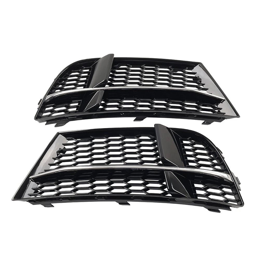 Front Bumper Fog Light Cover Honeycomb Grille For Audi A3 2016-2020