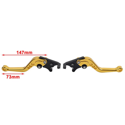 2pcs CNC Adjust Short Brake Clutch Levers Handles For Suzuki SV650 1999-2009