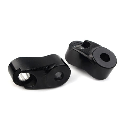 Black Short Front Turn Signal Mounts 39mm 49mm Forks for Harley Sportster FXR