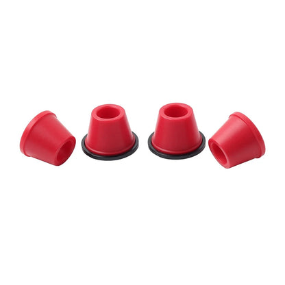 Handlebar Clamp Mount Bushings For CRF YZF RMZ KLX KX Dirt Pit Red+Black