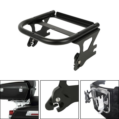 2 UP Luggage Mount Rack Fit For Harley Touring Street Road Glide King 97-08