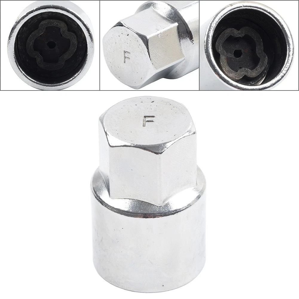 Wheel Lock Key Lug Nuts Anti Theft Wheel Lock Key For Ford Mustang F-150 #F