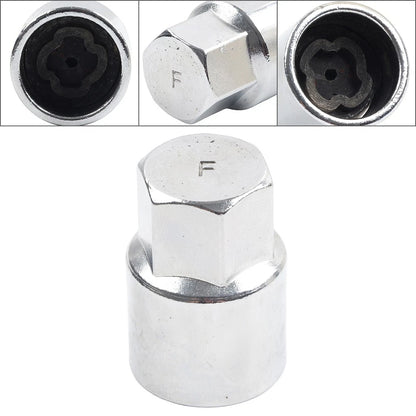 Wheel Lock Key Lug Nuts Anti Theft Wheel Lock Key For Ford Mustang F-150 #F