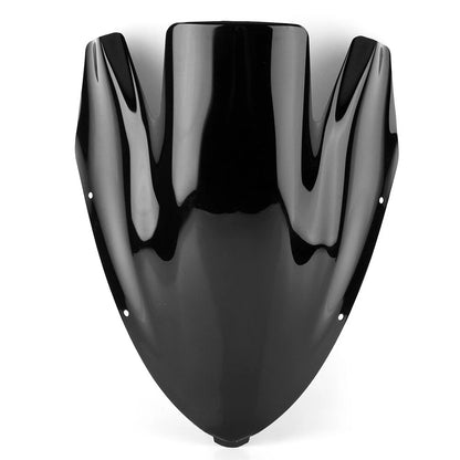 Front Windshield Windscreen Windproof Fit Kawasaki NINJA 650 ER6F 2006-08 Black
