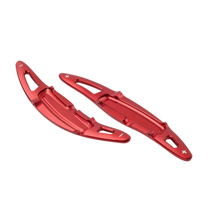 Steering Wheel Shift Paddle Shifter Extension For Porsche Macan Panamera 911 Red