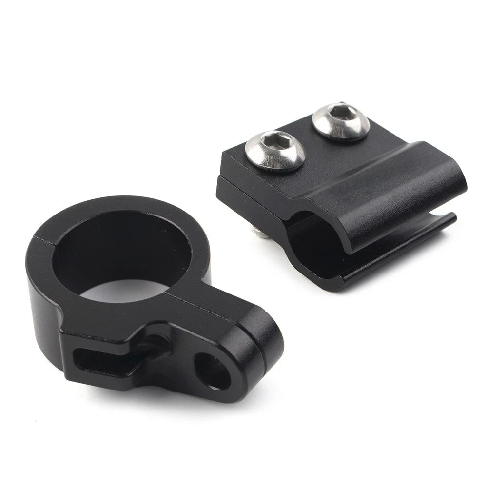 1 Pair CNC Front Brake Line Hose Clamp Guide For Honda CR80R CR85R CR125R Black