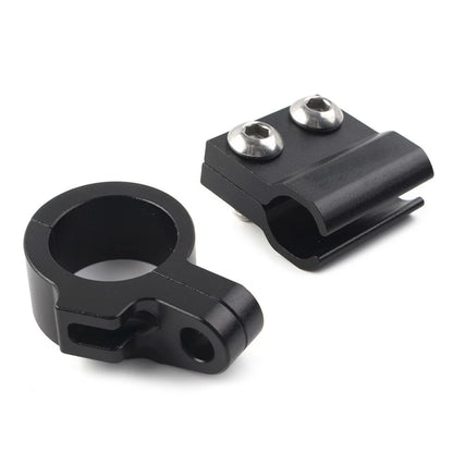 1 Pair CNC Front Brake Line Hose Clamp Guide For Honda CR80R CR85R CR125R Black