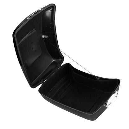 King Trunk Pad Mount Rack Fit For Harley Touring Electra Glide 1997-2008 Black