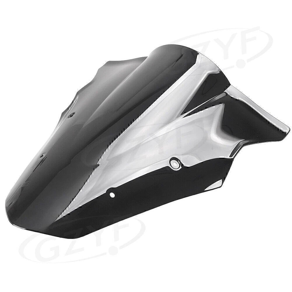 ABS Front Motorcycle Windscreen Double Bubble Screen For Kawasaki ER6F 2012-2016