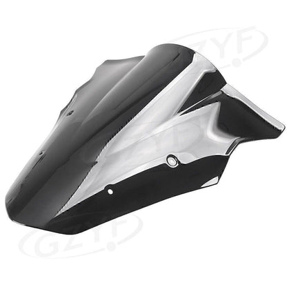 ABS Front Motorcycle Windscreen Double Bubble Screen For Kawasaki ER6F 2012-2016