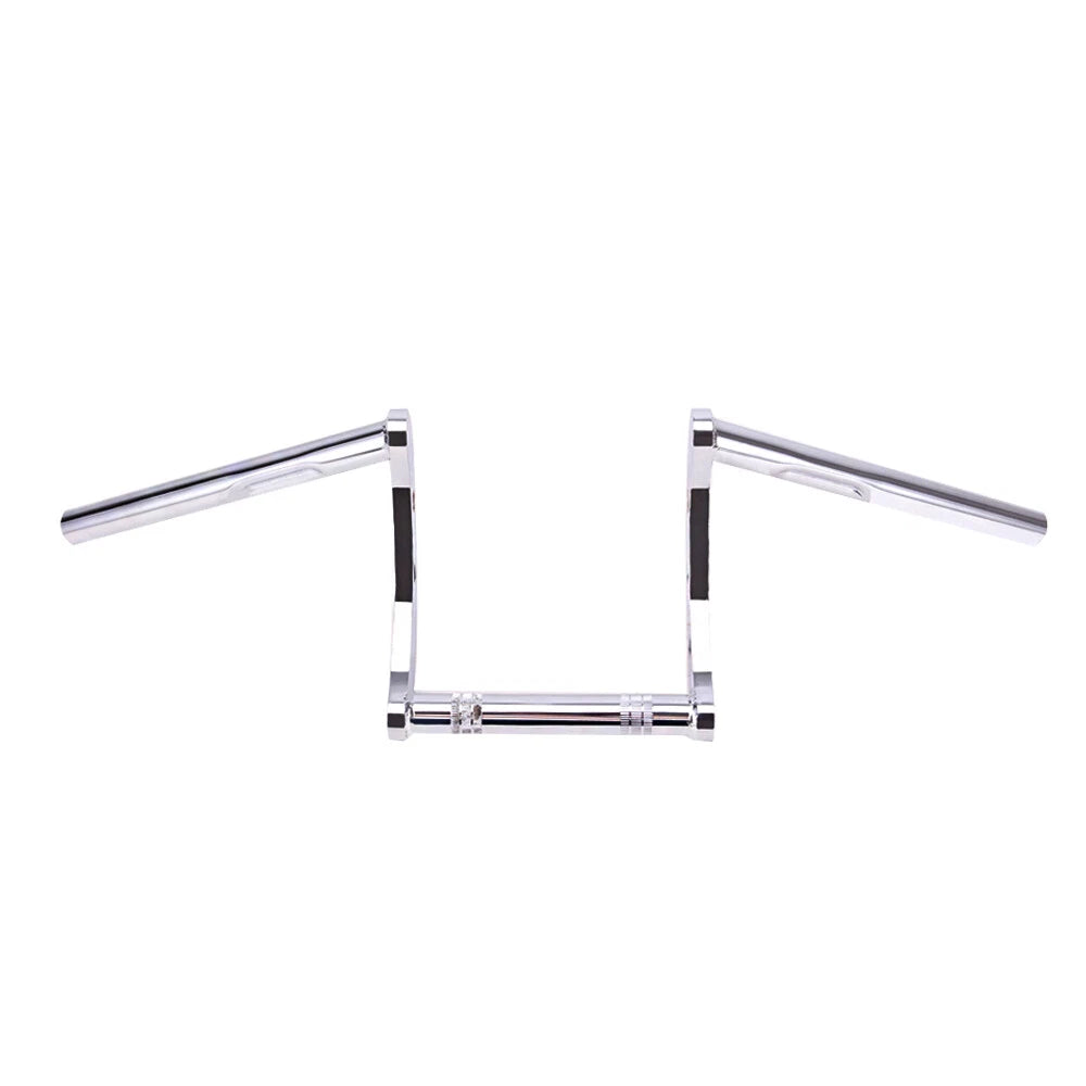 Chrome Z-Bars 1" Riser Handlebars for Harley Sportster Dyna Bobber Motorcycle