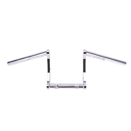Chrome Z-Bars 1" Riser Handlebars for Harley Sportster Dyna Bobber Motorcycle