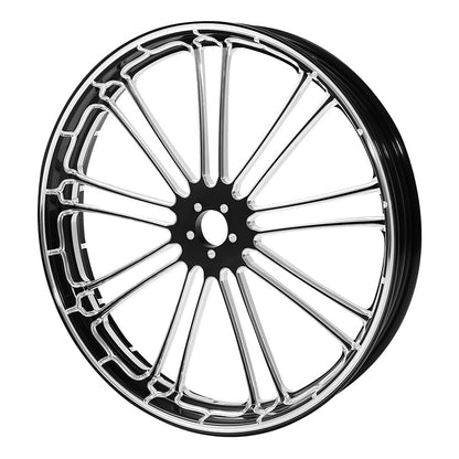 23"X3.5" Front Wheel Rim Dual Disc Hub Fit For Harley Road Glide King 08-25 ABS