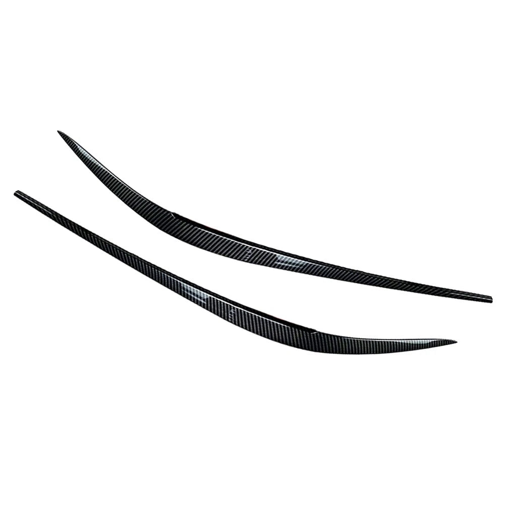 1 Pair ABS Plastic Headlight Eyebrow Eyelid Cover For BMW 3 Series G20 2019-2021