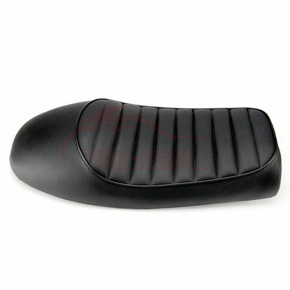 Black Vintage Hump Cafe Racer Seat For Honda Kawasaki Suzuki Yamaha BMW Vintage
