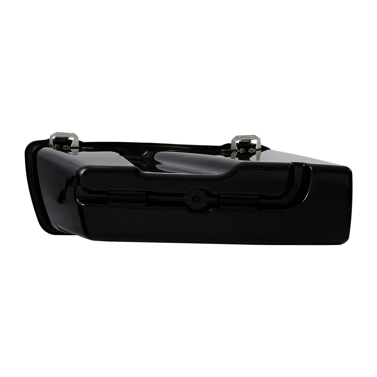 Black Hard Saddlebags & Conversion Bracket Fit For Harley Softail 1984-2017 2016
