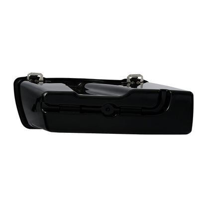 Black Hard Saddlebags & Conversion Bracket Fit For Harley Softail 1984-2017 2016