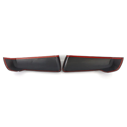 2pcs Black Rearview Mirror Cover Decor For Chevy Silverado Sierra 1500 2019-2022