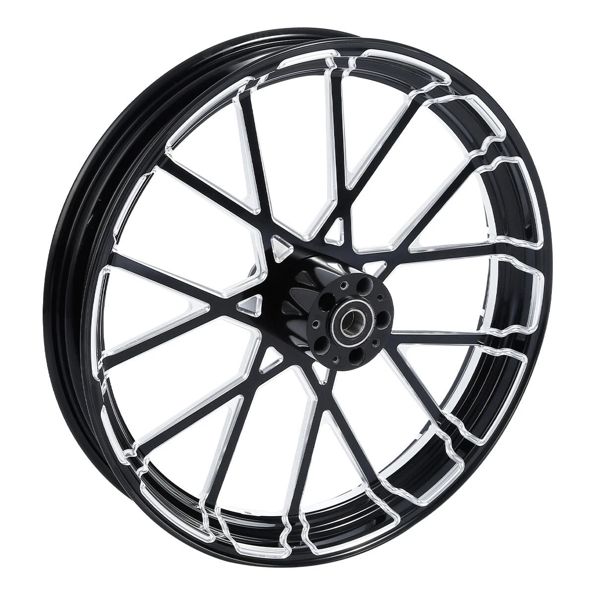 21'' Front Wheel Rim Single Disc Hub &Fender Fit For Harley Touring 2008-2025 US