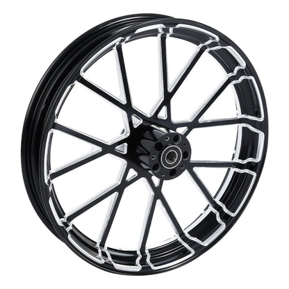 21'' Front Wheel Rim Single Disc Hub &Fender Fit For Harley Touring 2008-2025 US