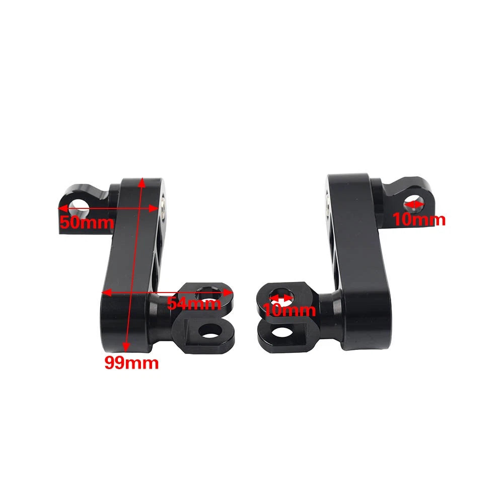 Foot Peg Mount Extensions For Harley Sportster XL883 XL1200 Softail Dyna Touring