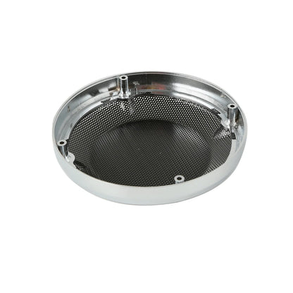Chrome Ring 6.5" Saddlebag Lid Speaker Grill For Harley Davidson Touring 1983-24