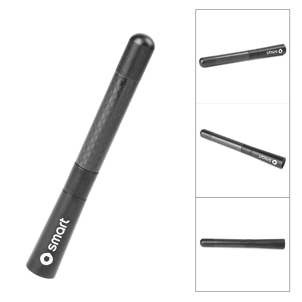 4.7" Short Carbon Fiber Car Radio Aerial Antenna for Benz Smart Fortwo
