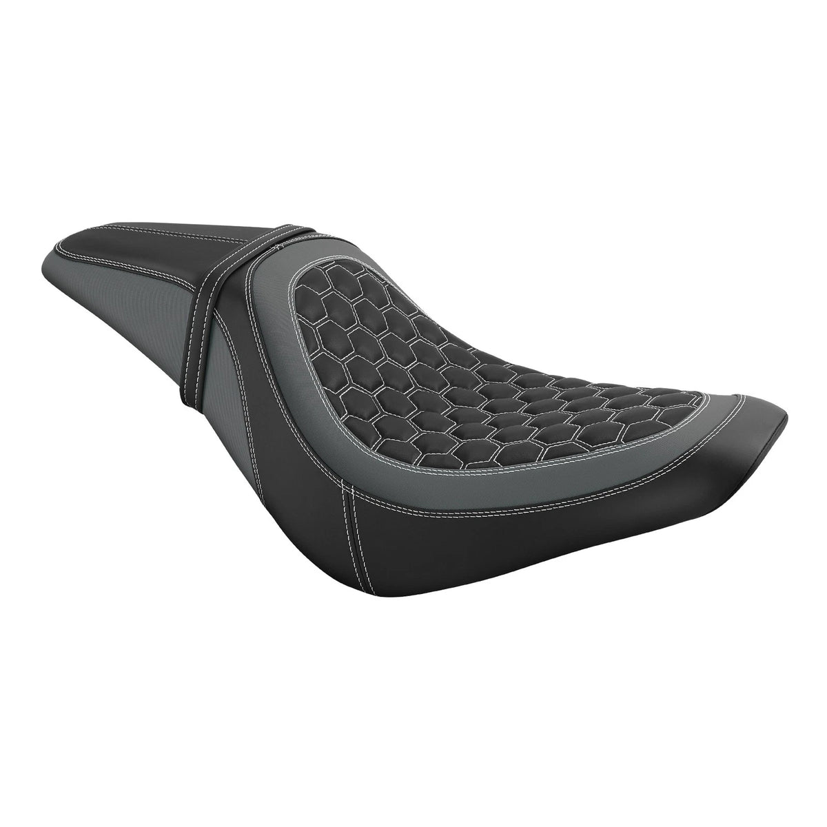 Rider Driver Passenger Seat For Harley Low Rider FXLR ST 18-25 Sport Glide 18-21