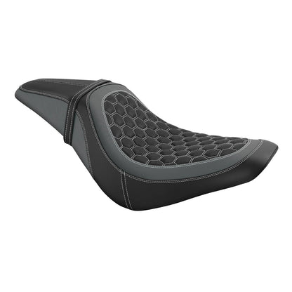 Rider Driver Passenger Seat For Harley Low Rider FXLR ST 18-25 Sport Glide 18-21