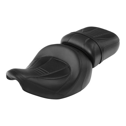 Black Driver Passenger Seat Fit For Indian Chieftain Roadmaster Chief Vintage US