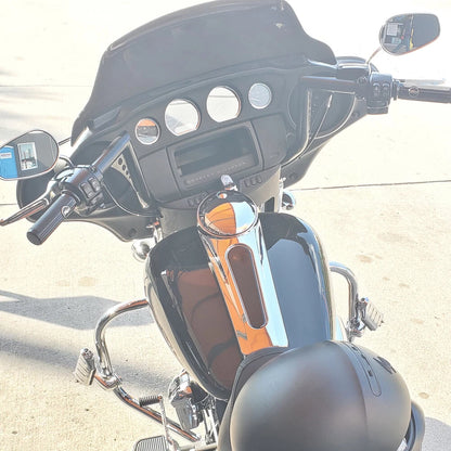 12" Rise Ape Hanger HandleBars 1-1/4" Fat For Harley Touring CVO Electra Glide